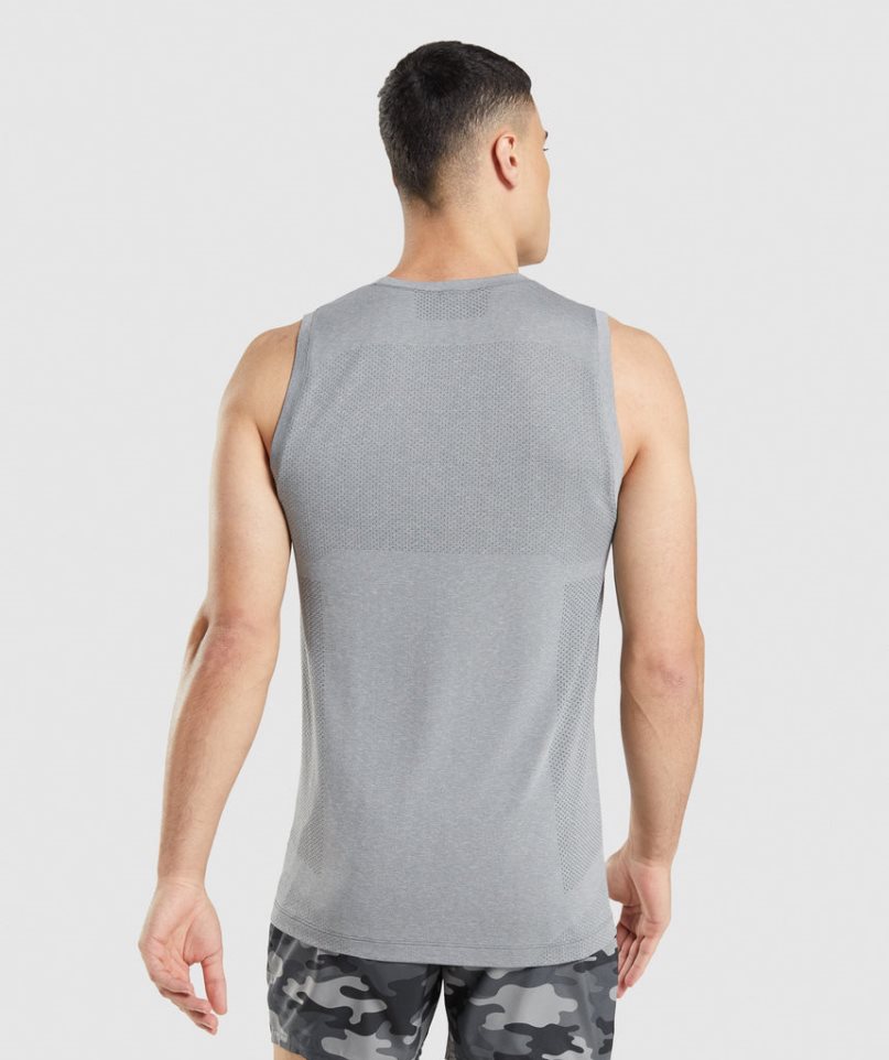 Podkoszulki Gymshark Vital Seamless Light Męskie Szare | PL 845BMR